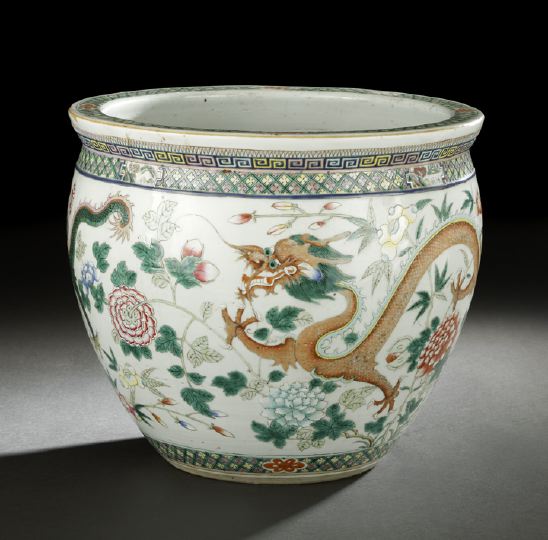 Chinese Export Porcelain Jardiniere  2c9b8