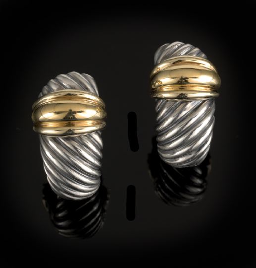 Pair of David Yurman Fourteen Karat 2c9b9