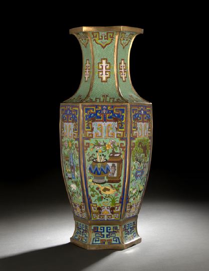 Large and Impressive Chinese Cloisonne