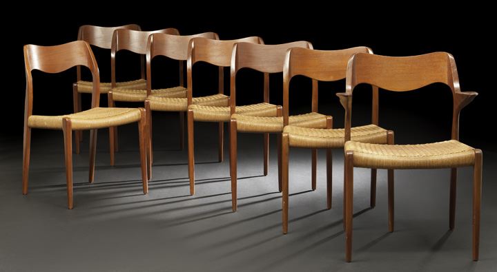 Suite of Eight Danish Modern Teak 2ca95