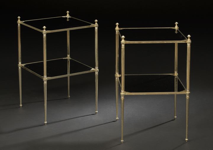 Pair of Art Moderne Gilt-Metal