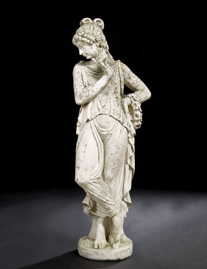 French Cast-Stone Garden Figure