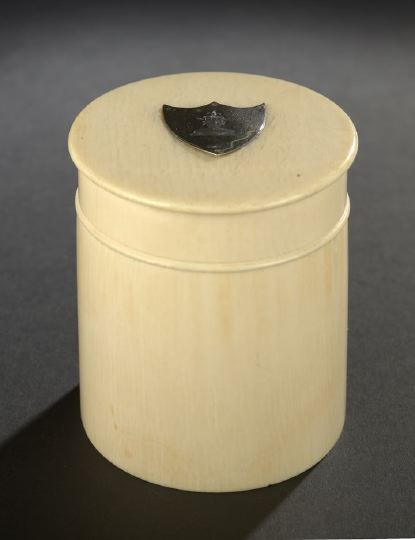 Victorian Ivory Tea Canister  2c771