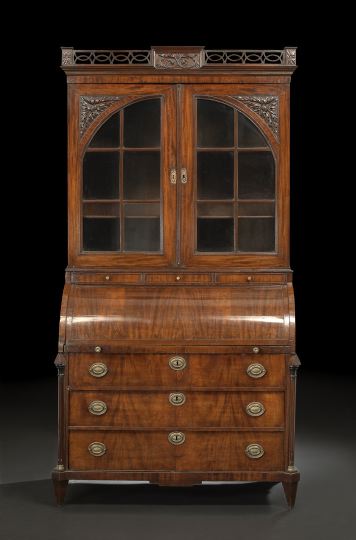 Dutch Mahogany Secretary Bookcase  2c83d