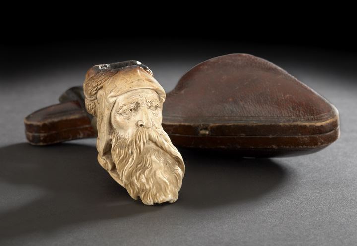 German Old Bearded Man Carved 2c844