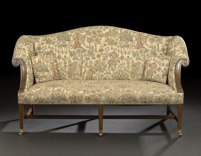 George III-Style Mahogany Sofa,