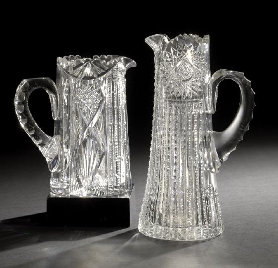 Two American Brilliant-Cut Glass