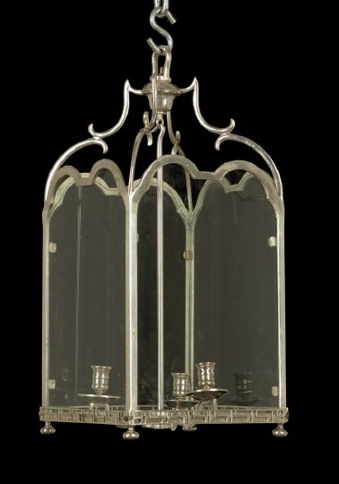 French Silverplate and Glass Foyer