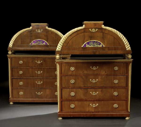 Pair of Russian Empire Style Mahogany 2cb2a