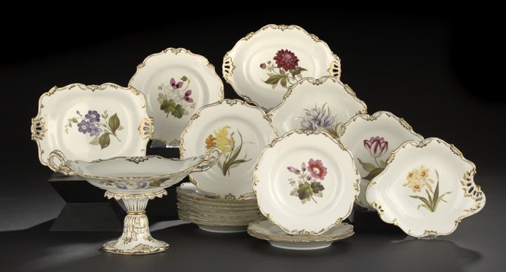 Seventeen Piece English Porcelain 2cb5d