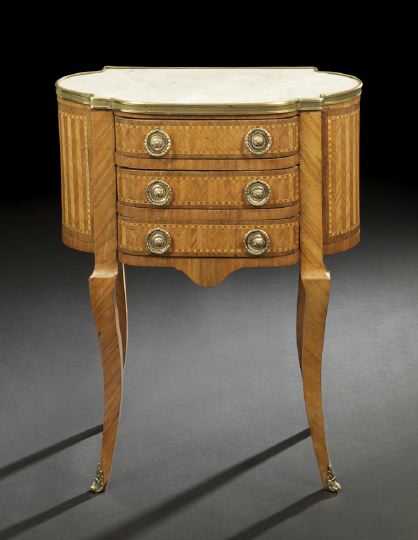 Louis XV Style Kingwood and Marble Top 2cb7a