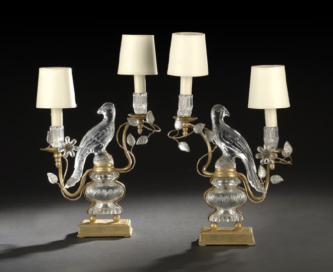 Elegant Pair of French Two Light 2cb98