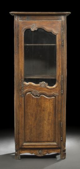Provincial Louis XV Style Oak Cabinet  2cbb7