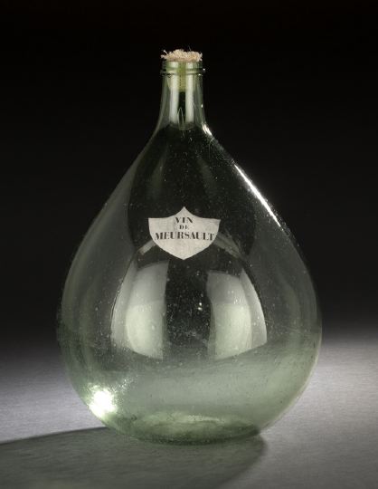 French Blown Green Glass Wine Jar  2cbcf
