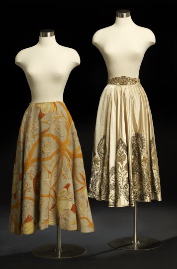 Group of Two Ethnic Skirts,  one