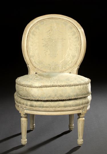 Louis XVI-Style Polychromed Boudoir