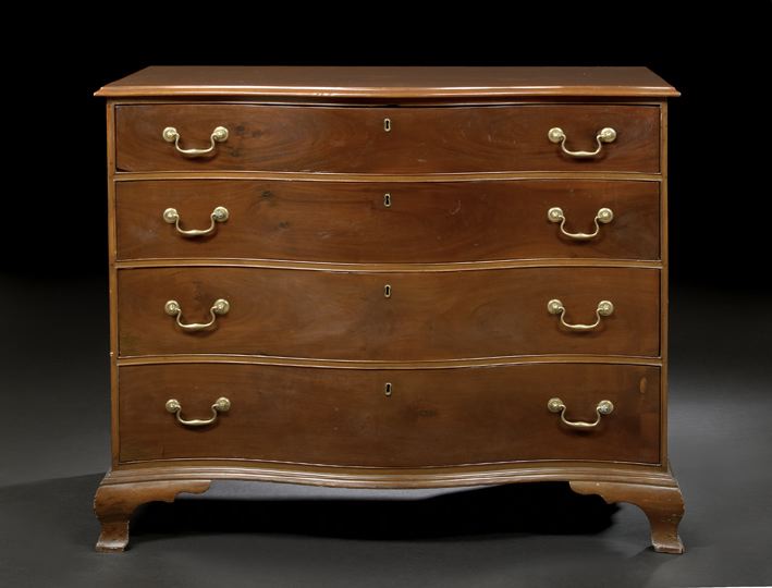 American Chippendale Mahogany Chest,