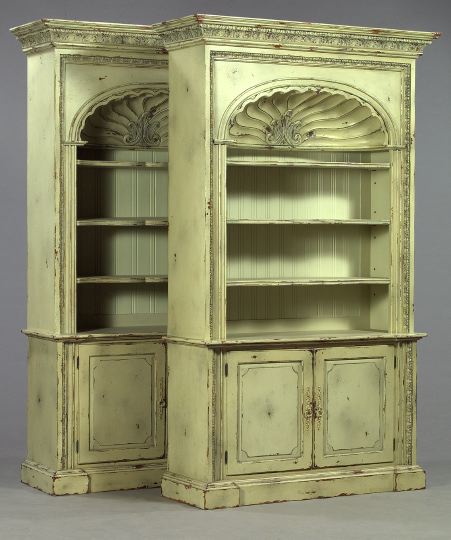 George III Style Polychromed Bookcase  2d084