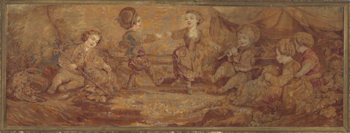 Lengthy Napoleon III Aubusson Tapestry 2d0ca