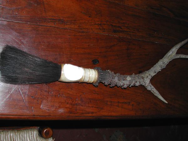 Chinese Antler and Bone Mounted 2d132