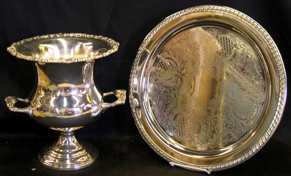 Seven-Piece Harlequin Suite of Silverplate,