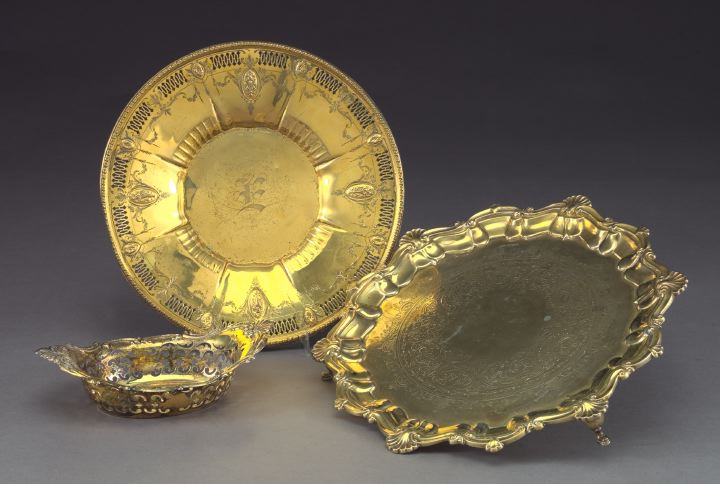 Alvin Pierced and Embossed Silver-Gilt