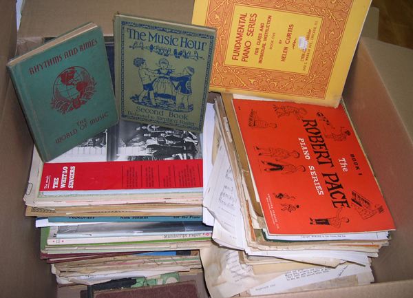 Large Group of Sheet Music and 2d19d