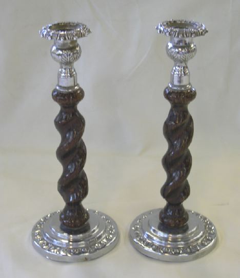 Pair of George V Chrome Mounted 2d1b3