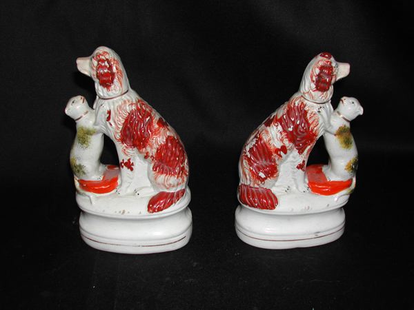 Rare Pair of Staffordshire Figures  2d1f2