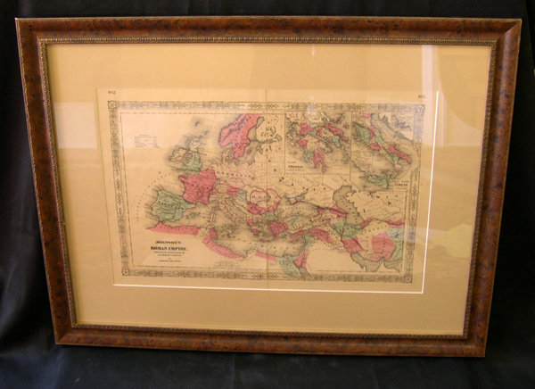 Johnson and Ward Hand Colored Lithographed 2d20c