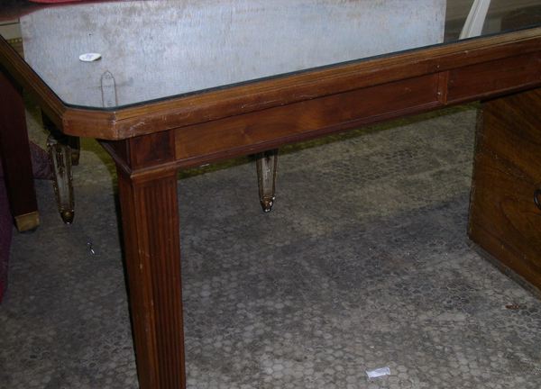 Art Deco-Style Mahogany Conference Table,