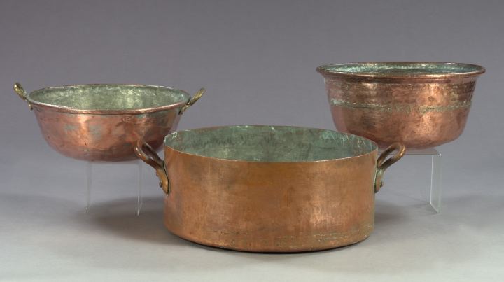 Monumental Cylidnrical Two-Handled Copper