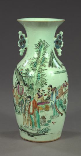 Large Kuang Hsu Two-Handled Porcelain