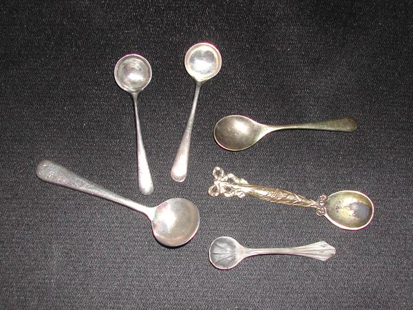 Group of Six English Silver Spoons  2d048