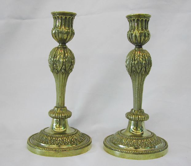 Attractive Pair of French Cast Brass 2d573