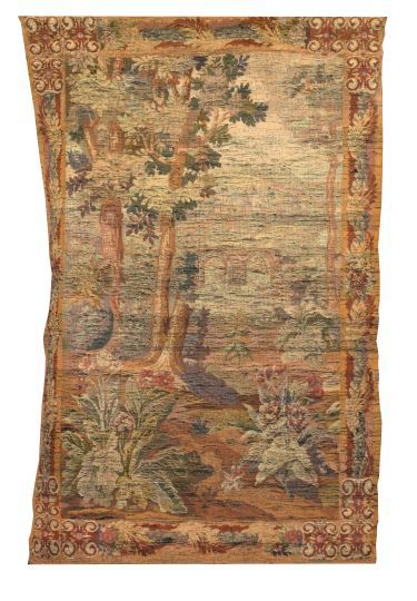 Large Franco Belgian Tapestry Panel  2d575
