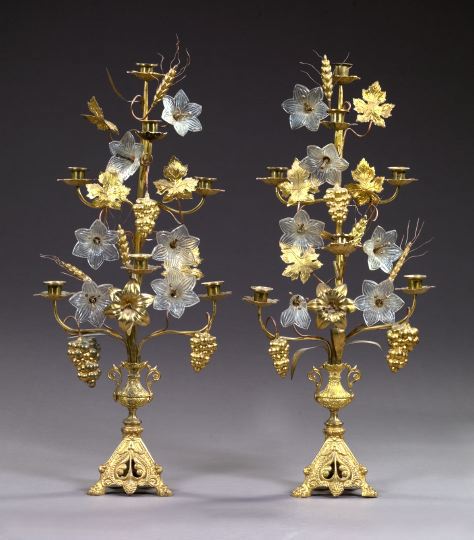 Large Pair of French Gilt Brass 2d576