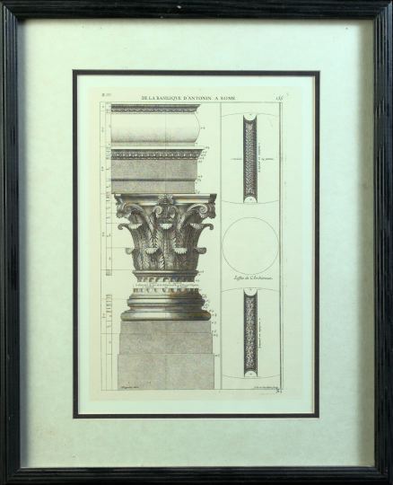 Collection of Seven French Architectural 2d5ca