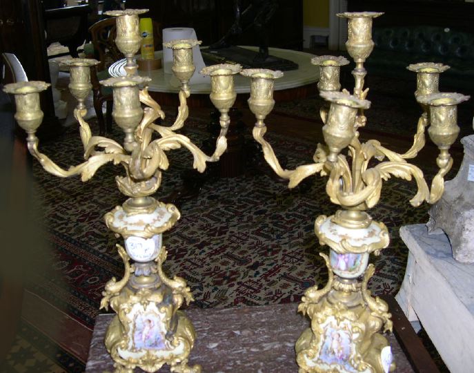 Pair of French Gilt Brass Mounted 2d5d6