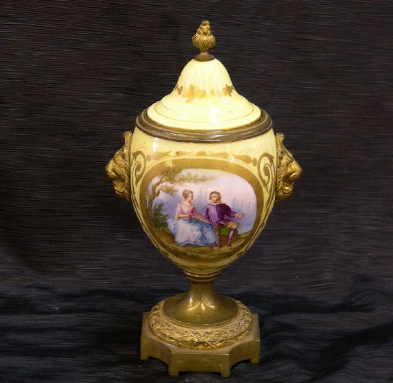 Diminutive French Gilt Brass Mounted 2d5d9