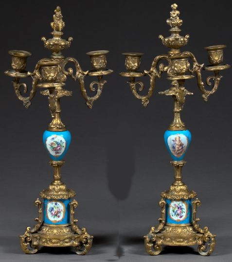 Pair of French Gilt Brass Mounted 2d5e0