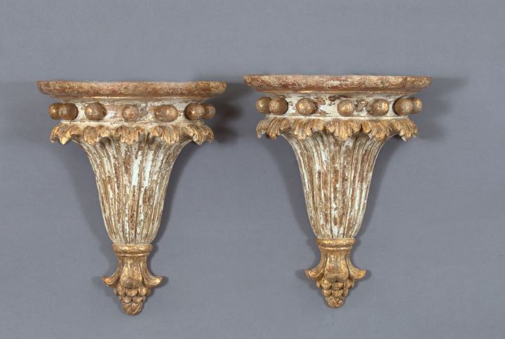 Pair of Paoletti, Florence, Carved,