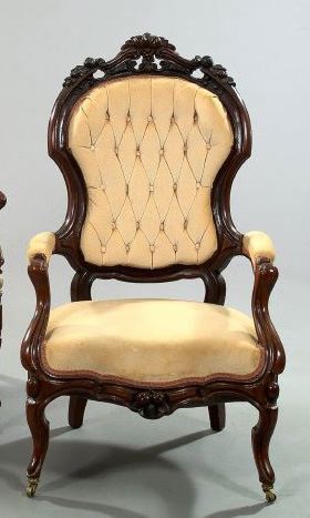 American Rococo Revival Rosewood