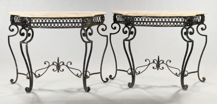 Pair of Mediterranean Style Wrought Iron 2dc0a