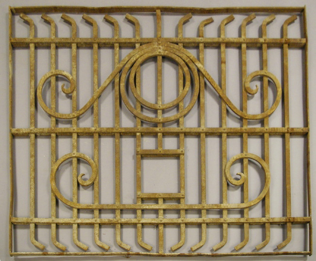 Set of Five Wrought-Iron Ornamental