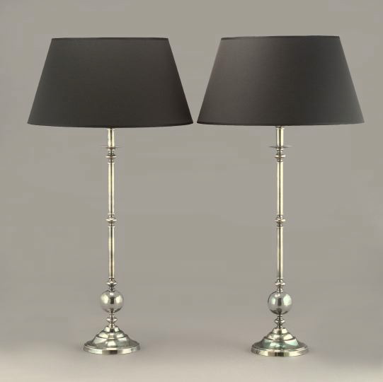 Tall Pair of French Satin Polished 2dc4e
