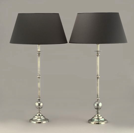 Tall Pair of French Satin-Polished