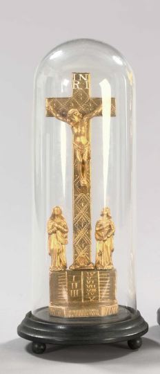 Italian Carved Giltwood Crucifixion 2dc5a