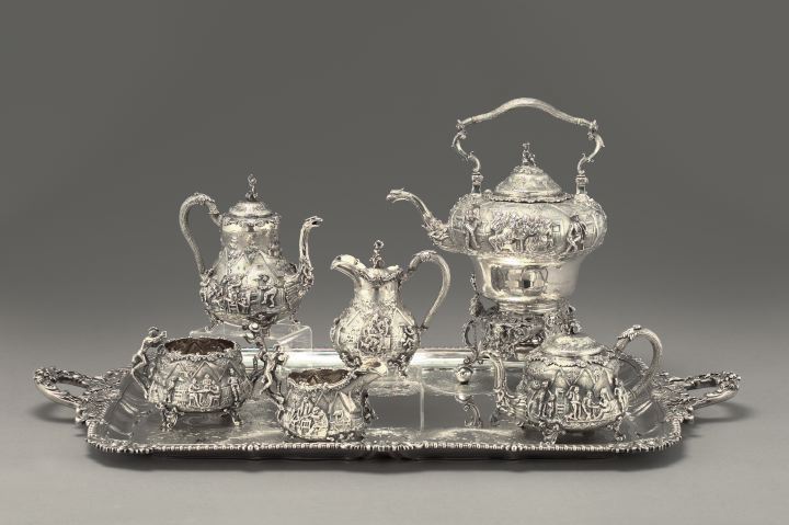 Magnificent Victorian Six-Piece Sterling