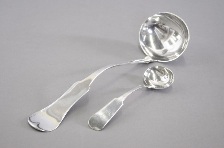 Two American Coin (.900) Silver Ladles,